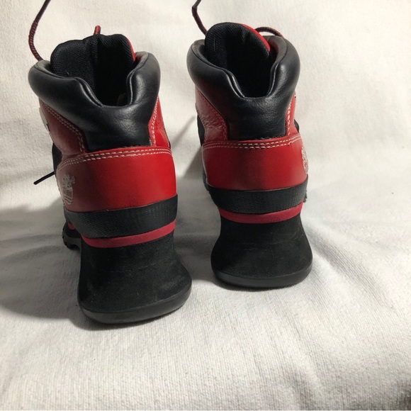 Timberland Leather Wedge Lace Up Boots Hiking - Picture 4 of 8